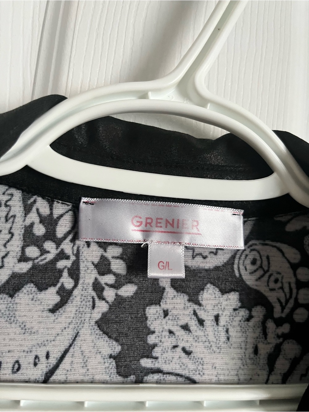Vintage Y2K Le Grenier Paisley Blouse Top Large Whimsigoth Dark Boho Retro black - Picture 4 of 5